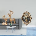 thumbnail image 2 of Escultura de ciervo, estatua, adorno de mesa, figura de animal, marco de fotos de resina, exhibición de imágenes, adecuado para regalar, decoración de, 2 of 8