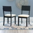thumbnail image 2 of Linon Jordan Dining Chair, Dark Charcoal Gray (Set of 2), 2 of 18