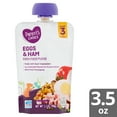 Parent's Choice Eggs & Ham Baby Food Puree, Stage 3, 3.5 oz Pouch