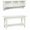 Ivory, variant on Alaterre 8 Hook Shaker Cottage Bench and Coat Hook with Storage, Chocolate, 75 lb Limit