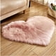 thumbnail image 5 of Alfombra antideslizante con forma de corazón para sala de estar, cojín de lana de estilo lindo para niña, alfombra para ventana salediza para dormitorio, sofá, 5 of 5