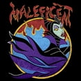 thumbnail image 2 of Men's Sleeping Beauty Maleficent Flames Logo  Graphic T-Shirt, 2 of 5