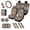 Brown Aztec Tribal, variant on chaqlin Multicolor Sugar Skull Car Seat Covers Set 15 Pieces Auto Seat Seat Protector Universal Steering Wheel Cover Sun Visor Storage Bag Shoulder Pads Coaster Keychain Auto Interior Accessories Set