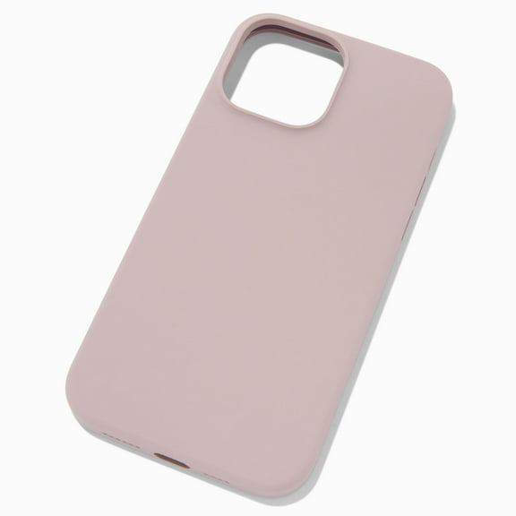 Claire's Solid Mauve Silicone Phone Case - Fits iPhone® 13 Pro Max