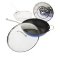 thumbnail image 6 of Curtis Stone Dura-Pan 5-Quart 4-piece Nonstick Chef's Skillet Set, 6 of 7
