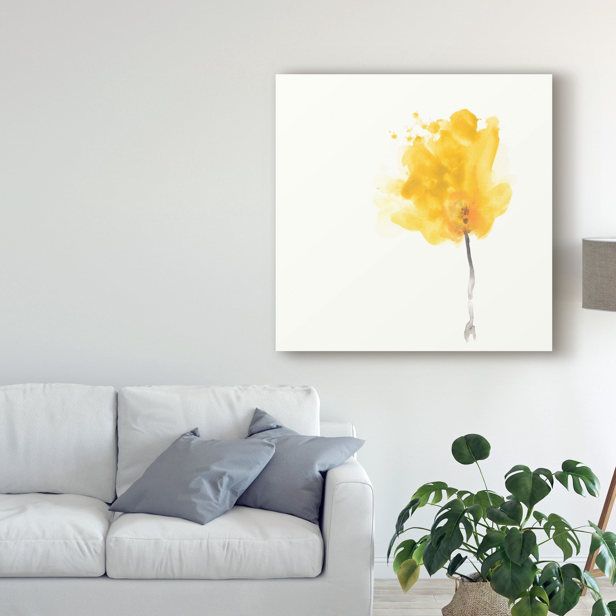 Trademark Fine Art 'Expressive Blooms VII' Canvas Art by June Erica Vess