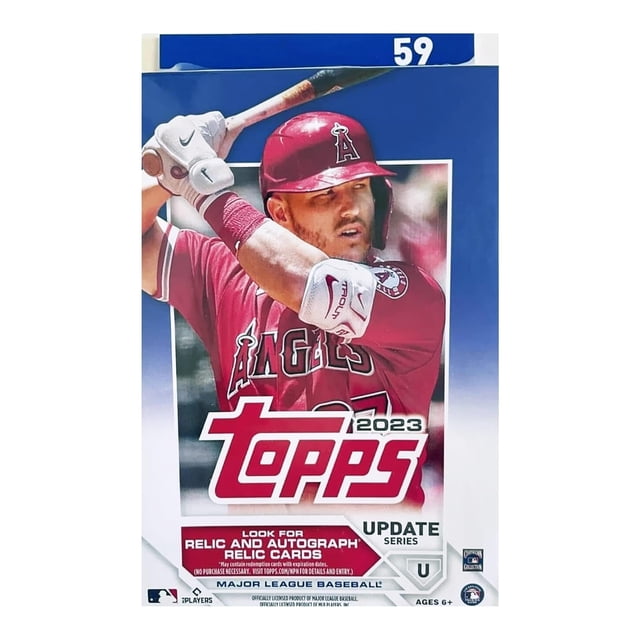 Cajas colgantes de tarjetas de béisbol Topps 2023 Updates