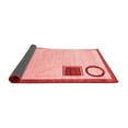 thumbnail image 2 of Ahgly Company Indoor Rectangle Solid Red Modern Area Rugs, 3' x 5', 2 of 4