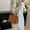 Brown#2, variant on Women’s Shoulder Bag | Casual Handbag Tote | Messenger Crossbody Purse | Adjustable Strap | Black White Khaki Brown | PU Leather | 22.5x16x9.5cm | 1pc