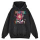 thumbnail image 3 of Sudadera con capucha retro desgastada Positive Vitality, Born Towards The Sun para hombre, 100 % algodón, ropa holgada, ropa informal de calle con capucha, 3 of 5