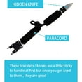 thumbnail image 4 of Survival Bracelet Multi Use Paracord Outdoor Tool for Hiking Camping, 4 of 8