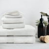 Hotel Style Luxury Anti-microbial Pima Cotton 6 Piece Towel Set, Arctic White