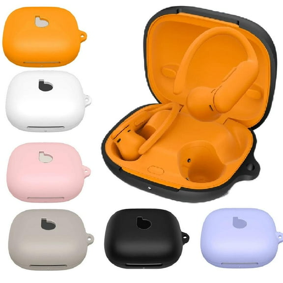 QHUDLV Shockproof Case,Full Body Protective Cover,Fits Powerbeats Pro Earphones