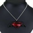 thumbnail image 6 of Superman with Batman Necklace Style Pendant RED  Symbol  J-24, 6 of 8