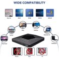 thumbnail image 3 of Blu Ray External 3D Drive Reader, Ultra Slim USB 3.0 and Type-C Blu Ray Optical CD DVD Drive for Mac OS, Windows Xp/7/8/10, Laptop PC (Black)., 3 of 5