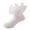 White, variant on SUXIAN Toddler Socks Floor Socks with Lace Ripple and Ruffle Rainbow Short Tube Breathable for Toddler Girls Socks for Girls Red 4-6 Years