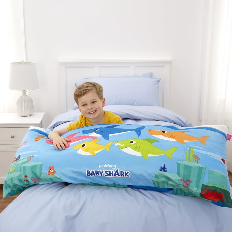 Baby Shark Extra Large Body Pillow Reversible Design 4 Feet Long Walmart