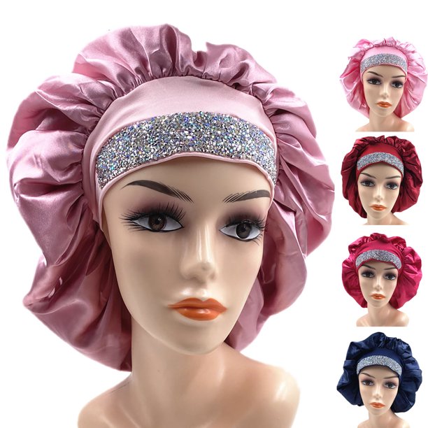 Meidiya Satin Adjustable Head Size Sleep Silk for Women