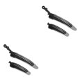 thumbnail image 3 of Guardoinrt Wide Compatibility Improved Performance Bicycle Fender Set For All Bikes Enhanced Safety Plastic Bicycle Mudguard black gray 2Set, 3 of 6