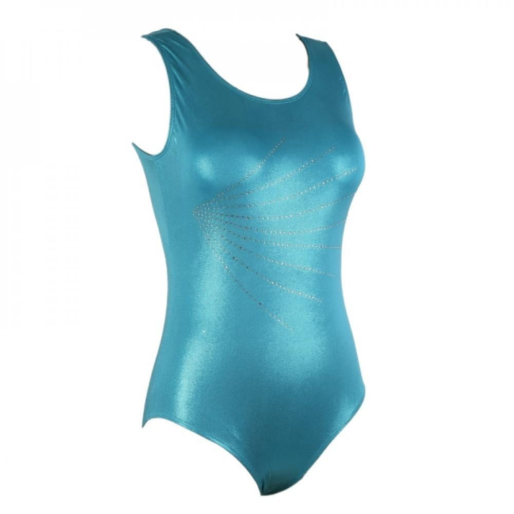 Spdoo Sleeveless Laser Diamond Tight-fitting Ballet Dance Fitness Suit Women
