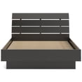 thumbnail image 4 of Allora Contemporary Wood Platform Queen Bed in Coffee, 4 of 8