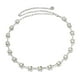 thumbnail image 2 of Cadena de cintura Zulema de metal plata con perlas para mujer, 2 of 7