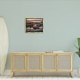 thumbnail image 2 of Stupell Boat Harbor Sunset Photography Landscape Photography Gold Floater Framed Art Print Wall Art, 2 of 6