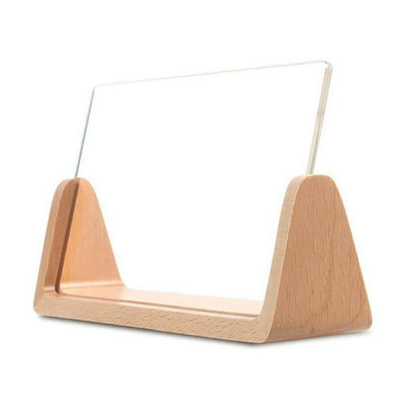 Wood Acrylic Photo Frame U-Shaped Photo Frame Wooden Photo Frame Wedding Photo Picture Frame Desktop Office Photo Display