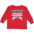thumbnail image 3 of Inktastic African American Independence Juneteenth Boys or Girls Long Sleeve Toddler T-Shirt, 3 of 5