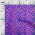 thumbnail image 1 of oneOone Cotton Poplin Twill Purple Fabric Batik Quilting Supplies Print Sewing Fabric By The Yard 56 Inch Wide, 1 of 4