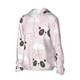 thumbnail image 2 of Fotbe Cute Panda Men's Women's UPF 50+ Sun Protection Jacket Hooded Cooling Shirt with Pockets Hiking Outdoor Performance-XX-Large, 2 of 9