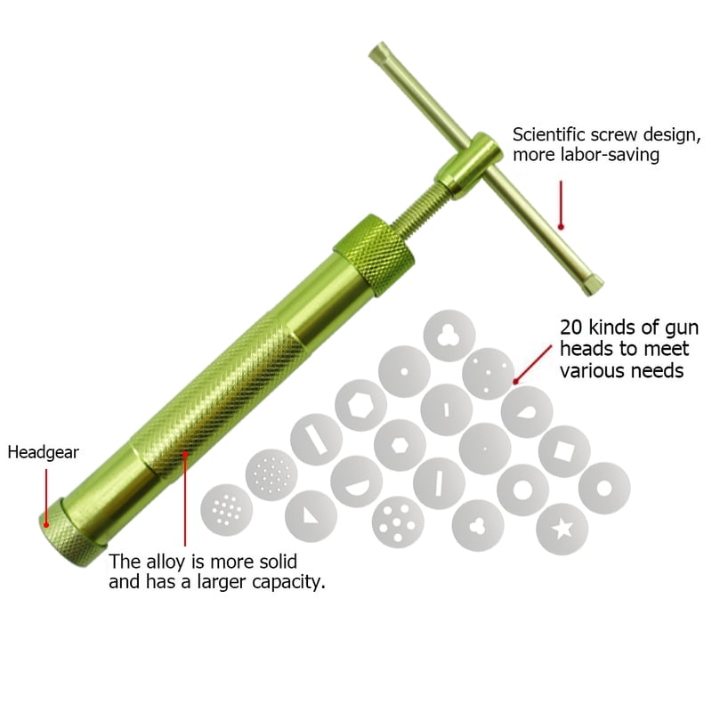 Clay Extruders Clay Sugar Paste Extruder Sculpture Machine Gun Fondant Cake Sculpture Polymer Clay Tools Cake Decorating Tools