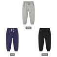thumbnail image 3 of Phenas 3 Pack Toddler Boys Sweatpants Cotton Joggers Pants with Pocket and Drawstring, 3 of 7