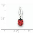 thumbnail image 2 of Sterling Silver Enameled Ladybug Charm QC6263 (13mm x 7mm), 2 of 2