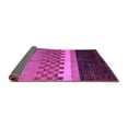 thumbnail image 2 of Ahgly Company Indoor Round Abstract Purple Modern Area Rugs, 3' Round, 2 of 4