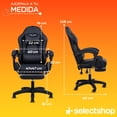 thumbnail image 4 of Silla Gamer Reclinable con Reposa Pies Silla Gaming Ergonómica Ajustable, 4 of 5