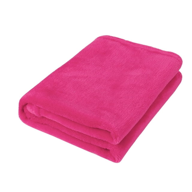 Solid Color Small Blanket Soft Cover Blanket for Children 50X70CM Quality Warm Cozy Layering Option