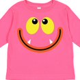 thumbnail image 4 of Inktastic Monster Face Boys or Girls Long Sleeve Toddler T-Shirt, 4 of 5