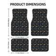 thumbnail image 2 of Gaeub New Year Print 4 Pieces Car Floor Mats Car,Universal Car Carpet Mats,Fit for SUV, Vans, Sedans,Trucks, 2 of 6