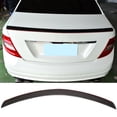 thumbnail image 3 of Ikon Motorsports Compatible with 08-14 Mercedes-Benz C Class W204 C63 AMG Sty Carbon Fiber Trunk Spoiler Red Line, 3 of 7