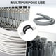 thumbnail image 5 of Uxcell 10 Paquete de Abrazaderas de Cable 1.18" 304 Acero Inoxidable Goma en Forma de U para Tubo, 5 of 7