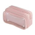 thumbnail image 1 of Large Capacity Pencil Pouch for School College Detachable Zipper Organizer Portable Stationery Supply, 1 of 5