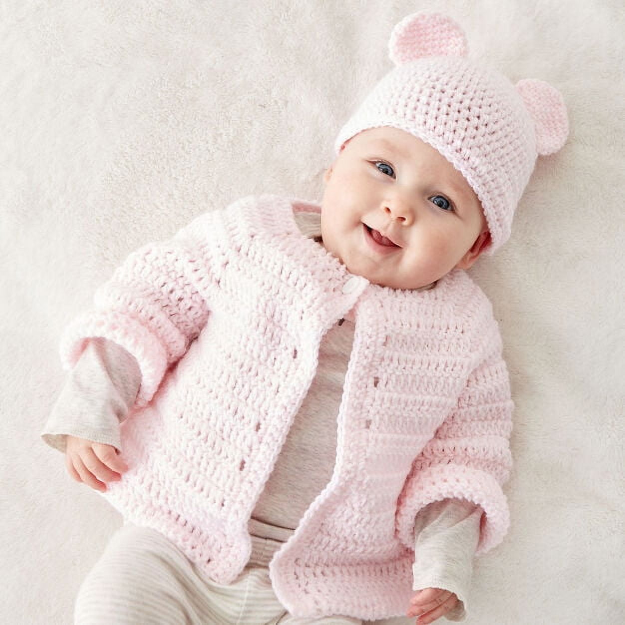 Bernat Baby Sport Yarn, Baby Pink, 12.3oz(350g), Light, Acrylic