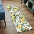 thumbnail image 4 of Lemon Bird Runner Rugs 2x6 ft Fruit Leaves Branch Vintage Watercolor Washable Hallway Rugs Non-Slip Floor Mats Absorbent Carpet Bedside Runners for Bedroom Kitchen Bathroom Laundry Room, 4 of 9