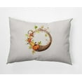 thumbnail image 1 of Simply Daisy, 14" x 20" Cornucopia Wreath Cream Fall Print Outdoor Decorative Throw Pillow, 1 of 3