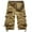 Mens Shorts Cargo-Khaki, variant on Homenesgenics Men's Shorts Cargo Workwear Pants Sports Pants Pocket Loose Cropped Mid-Length Green M