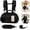 Black-Dual-shoulder, variant on 2-in-1 Pet Carrier Bag for Dogs and Cats (Beige-Shoulder Bag, Small) | Breathable Oxford Mesh, Adjustable Shoulder Strap, Wide Opening Design, Ergonomic Horizontal Carry, Travel Sling