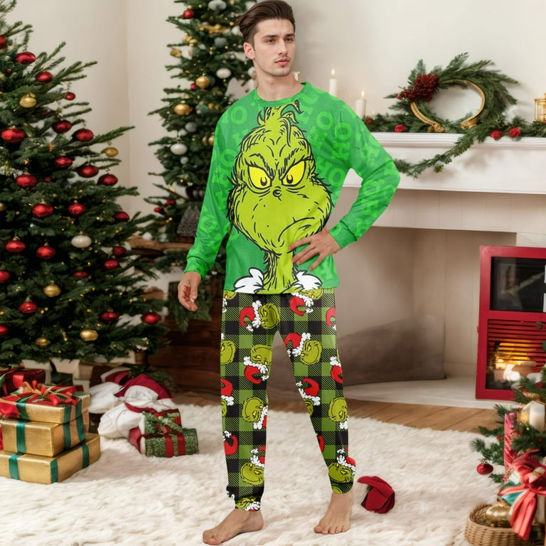Mens xxl grinch pajamas hotsell