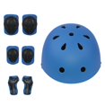 thumbnail image 1 of 7Pcs Knee Pads Elbow Pads Wrist Guards Protective Gears Kids Bike Helmet Set for Blue, 1 of 8