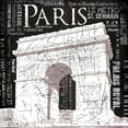 thumbnail image 2 of Grey, Jace 20x20 White Modern Wood Framed Museum Art Print Titled - Paris Arch, 2 of 4